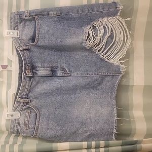 Womens denim skirt